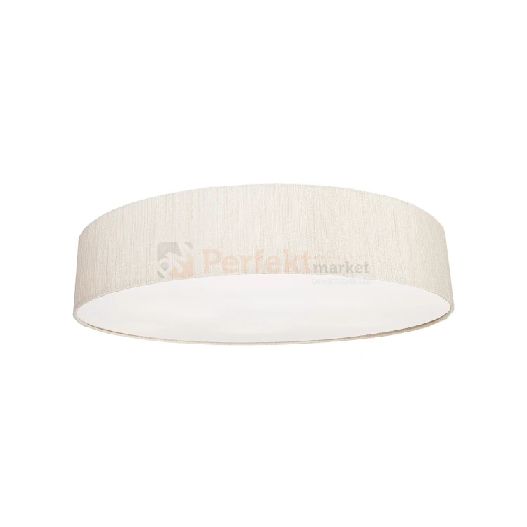 Lampa sufitowa plafon TURDA 8958 78cm klosz tkaninowy kremowy Nowodvorski perfektmarket.webp