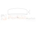 Lampa sufitowa plafon TURDA 8958 78cm klosz tkaninowy kremowy Nowodvorski wymiary perfektmarket.webp