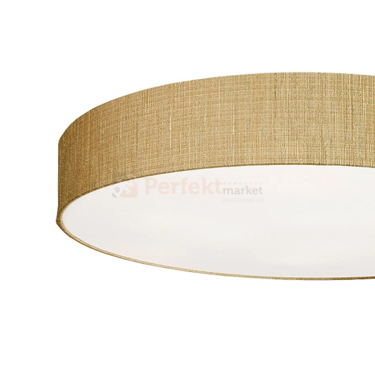 Lampa sufitowa plafon TURDA 8802 78cm klosz tkaninowy złoty  Nowodvorski detail perfektmarket.webp
