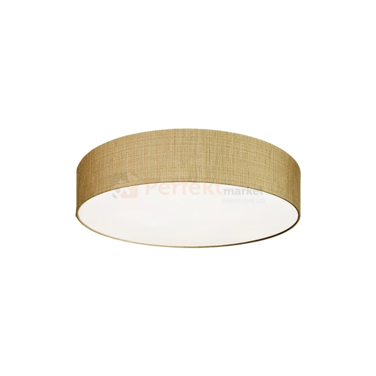 Lampa sufitowa plafon TURDA 8955 65cm klosz tkaninowy złoty Nowodvorski perfektmarket.webp