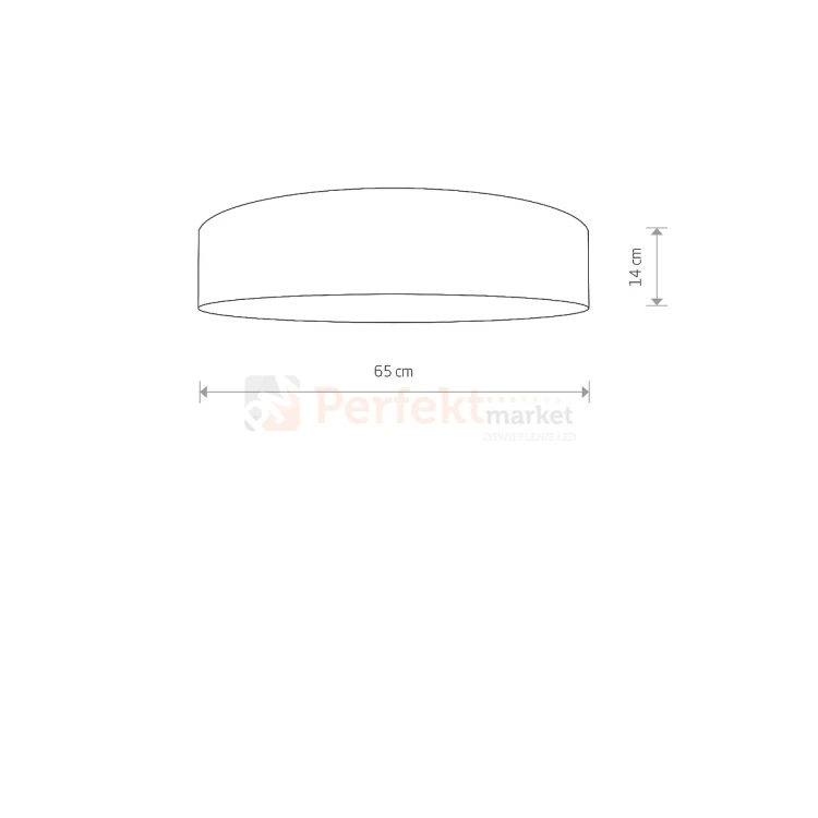 Lampa sufitowa plafon TURDA 8955 65cm klosz tkaninowy złoty Nowodvorski wymiary perfektmarket.webp