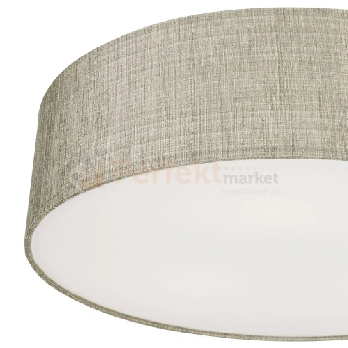 Lampa sufitowa plafon TURDA 8953 50cm klosz tkaninowy szary Nowodvorski detail perfektmarket.webp