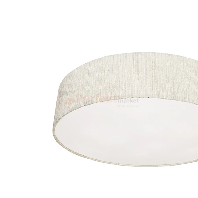 Lampa sufitowa plafon TURDA 8952 50cm klosz tkaninowy kremowy Nowodvorski detail perfektmarket.webp