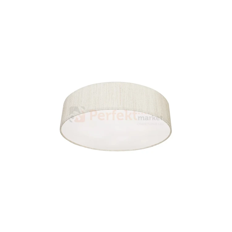 Lampa sufitowa plafon TURDA 8952 50cm klosz tkaninowy kremowy Nowodvorski perfektmarket.webp