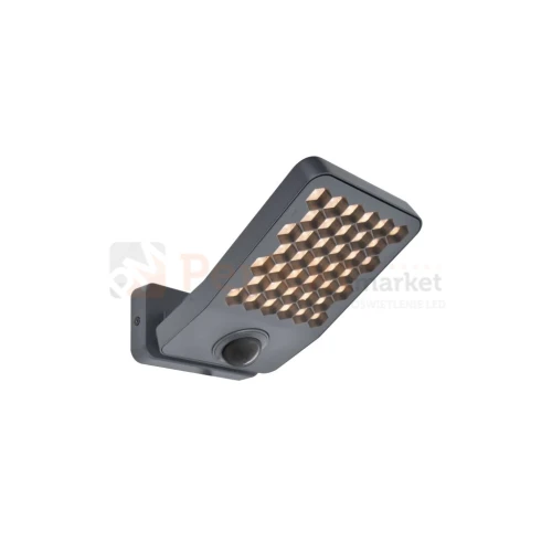 Oprawa lampa zewnętrzna ścienna ATLANTIS ciemno szara 3000K 7801607118 z czujnikiem ruchu perfektmarket.webp