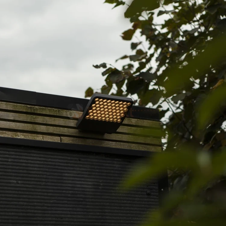 Nowoczesna oprawa ścienna zewnętrzna Lutec Atlantis 24W ciemna szara 3000K 1 perfektmarket.webp