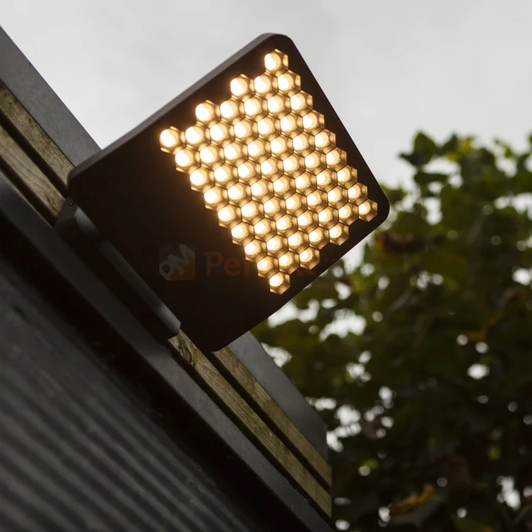 Nowoczesna oprawa ścienna zewnętrzna Lutec Atlantis 24W ciemna szara 3000K 2 perfektmarket.webp