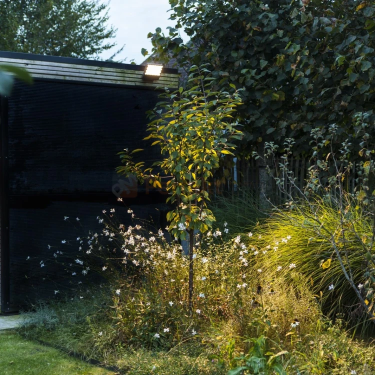 Nowoczesna oprawa ścienna zewnętrzna Lutec Atlantis 24W ciemna szara 3000K 3 perfektmarket.webp