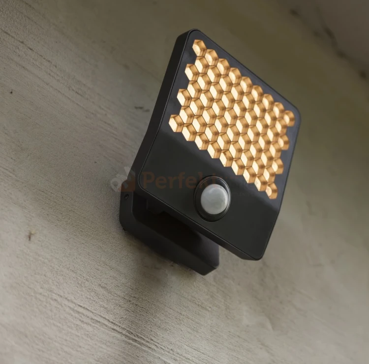 Oprawa lampa zewnętrzna ścienna ATLANTIS ciemno szara 24W duża z czujnikiem ruchu 3 perfektmarket.webp