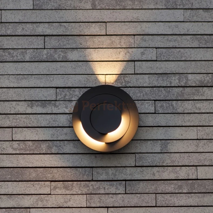 oprawa ścienna zewnętrzna elewacyjna okrągła MOOV Lutec IP54 ciemnoszara 3000K 2 perfektmarket.webp