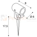 SLV LED SPIKE wymiary perfektmarket.webp