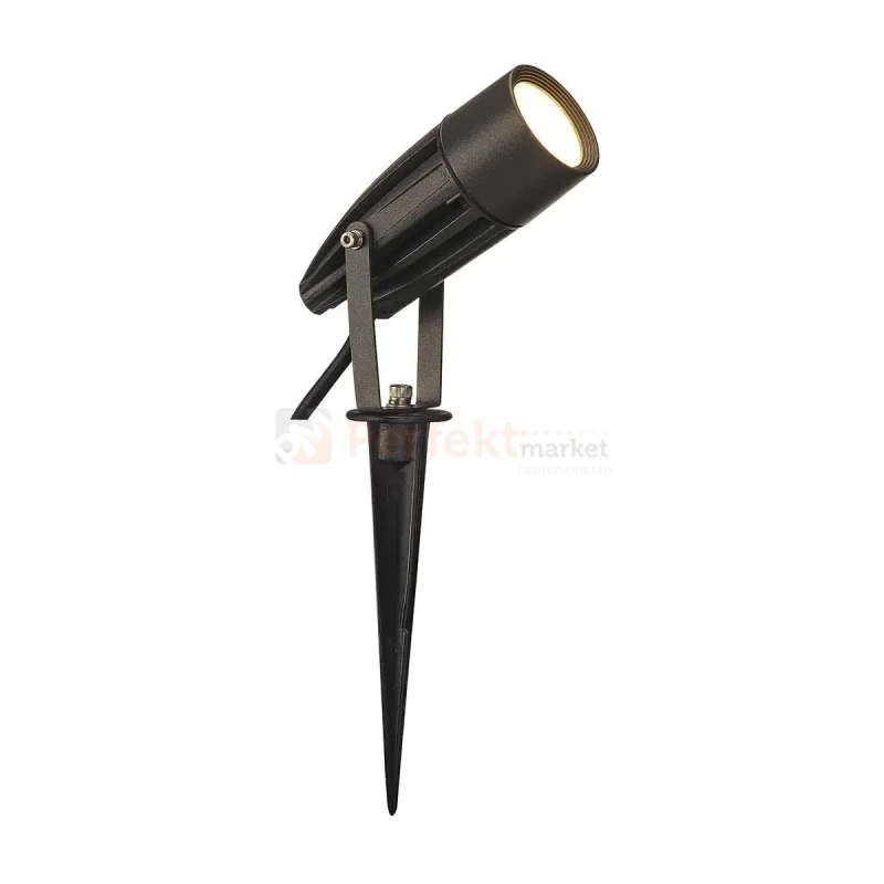 Lampa zewnętrzna wbijana reflektor LED SYNA SLV 8.6W 3000K IP55 antracyt montaż perfektmarket.webp