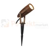 Lampa zewnętrzna wbijana reflektor LED SYNA SLV 9W 3000K IP55 rdzawa perfektmarket.webp