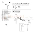 Lampa zewnętrzna wbijana reflektor LED SYNA SLV 8.6W 3000K IP55 antracyt montaż perfektmarket.webp