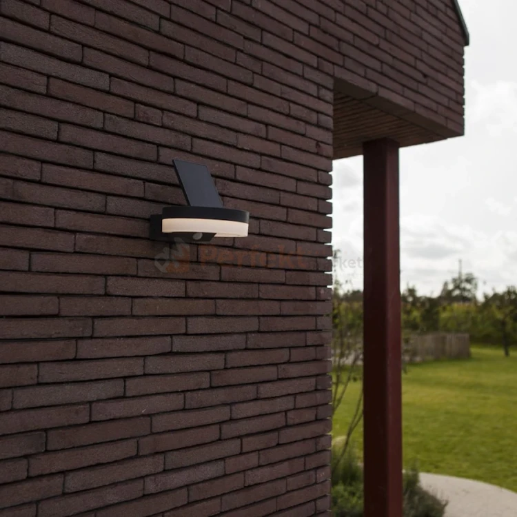 RUNDA ścienna lampa solarna z czujnikiem ruchu IP54 3000K Lutec 6 perfektmarket.webp