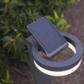 RUND Astojąca lampa solarna z wymiennym akumulatorem z czujnikiem ruchu IP54 3000K Lutec 2 perfektmarket.webp