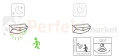 lampa solarna LED kinkiet WINGS Lutec IP54 5000K z czujnikiem tryby pracy1 perfektmarket.webp
