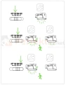 MOON lampa solarna kinkiet LED z czujnikiem ruchu Lutec 6906001118 tryby pracy perfektmarket.webp