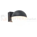 LOOMA lampa ścienna kinkiet zewnętrzna biała kula ciemny szary E27 10cm IP54 Lutec perfektmarket.webp