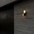LOOMA lampa ścienna kinkiet zewnętrzna podwójna biała kula ciemny szary 2xE27 10cm IP54 Lutec 3 perfektmarket.webp