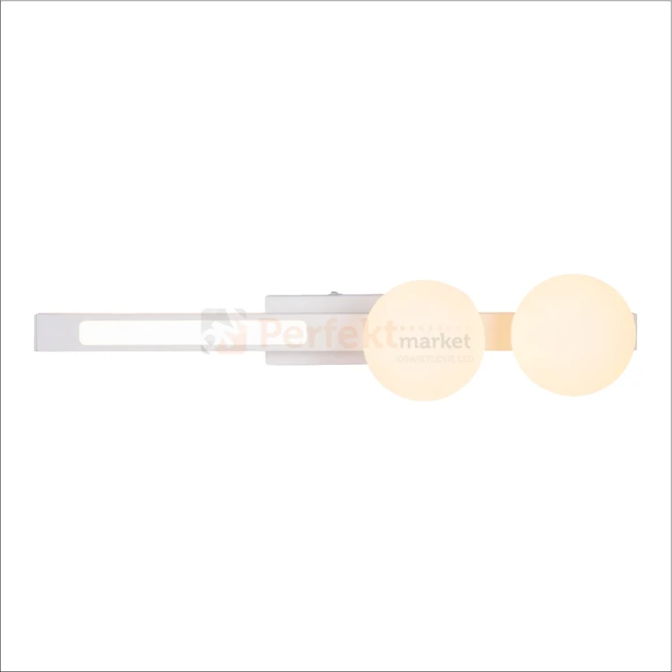 Nowoczesny kinkiet MAGNET 13W LED CCT 2xG9 białe kule biały ML1139 1 perfektmarket.webp