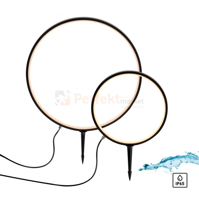 lampa ogrodowa LED ring koło wbijana dekoracyjna zewnętrzna Paul Neuhaus ZIRKULU 7 perfektmarket.webp