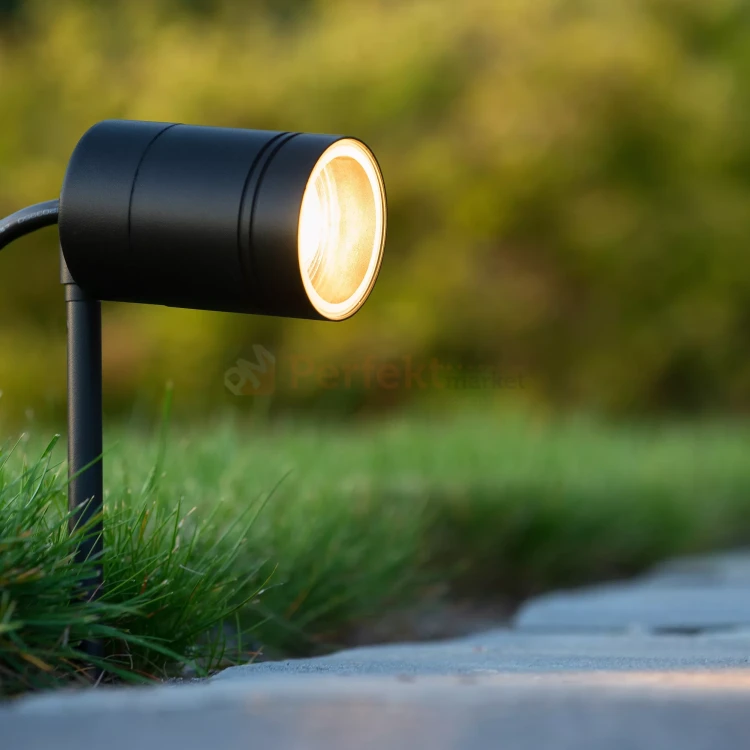 Lampa zewnętrzna wbijana reflektor ARNE LED GU10 2700K 5W IP44 czarny LUCIDE 2 perfektmarket.webp