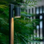 Lampa zewnętrzna stojąca słupek ogrodowy ARNE LED GU10 2700K 5W IP44 czarny LUCIDE 1 perfektmarket.webp