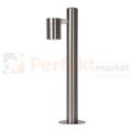 Lampa zewnętrzna stojąca słupek ogrodowy ARNE LED GU10 2700K 5W IP44 srebrny perfektmarket.webp