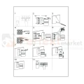 ARNE LED kinkiet ścienny zewnętrzny świecący do dołu srebrny GU10 IP44 LUCIDE montaż perfektmarket.webp