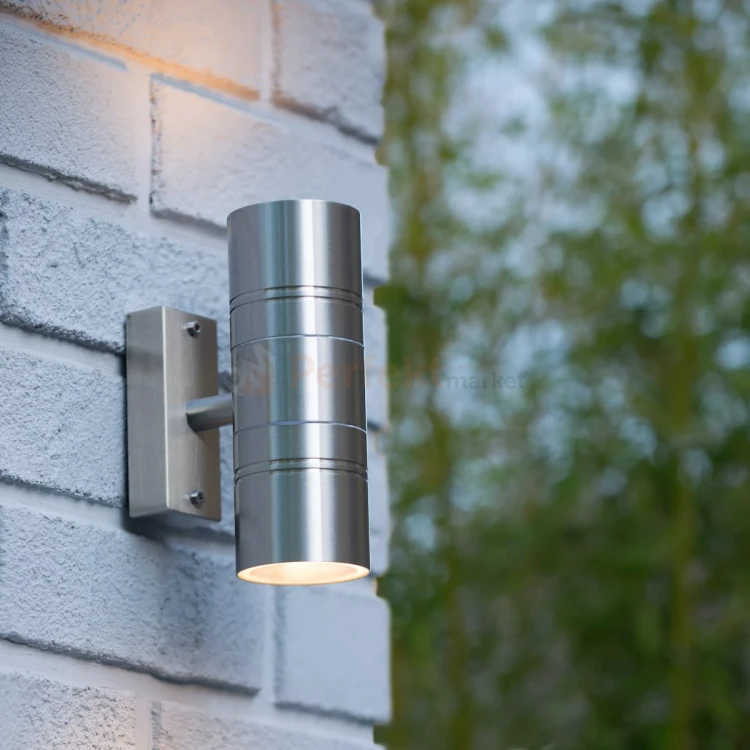 ARNE LED kinkiet ścienny zewnętrzny srebrny 2xGU10 IP44 2 perfektmarket.webp