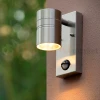 ARNE LED kinkiet ścienny zewnętrzny z czujnikiem ruchu srebrny 1xGU10 IP44 3 perfektmarket.webp