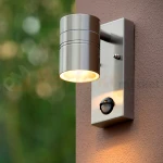 ARNE LED kinkiet ścienny zewnętrzny z czujnikiem ruchu srebrny 1xGU10 IP44 3 perfektmarket.webp