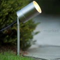 Lampa zewnętrzna wbijana reflektor ARNE LED GU10 2700K 5W IP44 srebrny 3 perfektmarket.webp