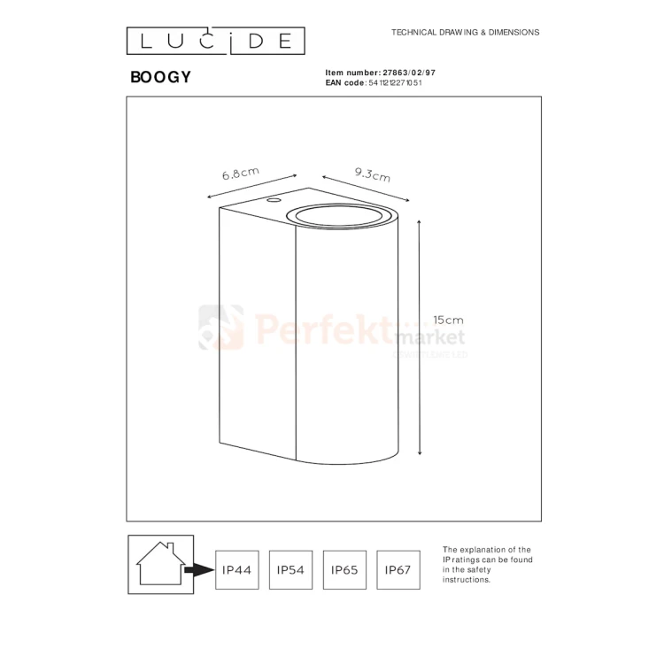 BOOGY kinkiet ścienny zewnętrzny rdzawy brąz 2xGU10 IP44 3 perfektmarket.webp