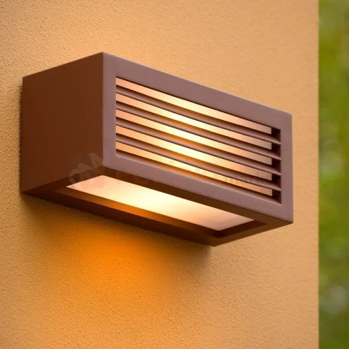 DIMO kinkiet ścienny zewnętrzny rdzawy brąz 1xE27 IP54 2 perfektmarket.webp