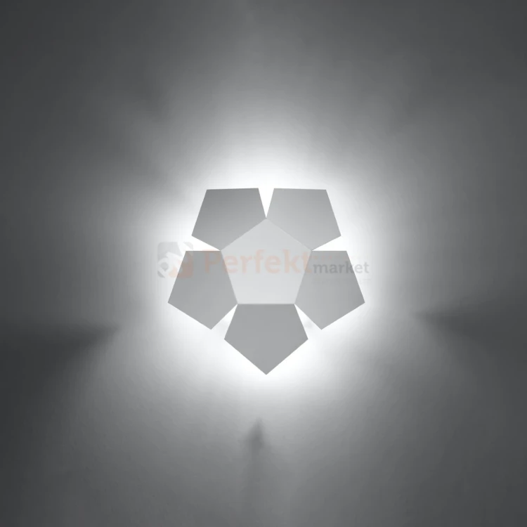 nowoczesny kinkit ścienny biały PENTA SL.0422 stalowy SOLLUX 1 perfektmarket.webp