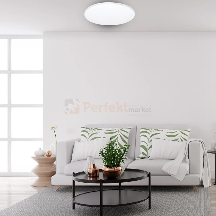Plafon LED panel ze ściemniaczem Siena ML3703 750 mm 80W Milagro biały aranż 1perfektmarket.webp