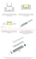 schemat montażu profilu inso liniowego do tworzenia lamp LUMINES Perfekt Market.webp