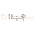 profil aluminiowy meblowy do taśm LED niski typ D Perfektmarket.webp