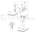 lampa zewnętrzna klasyczna Malmo IP441xE27 czarna montaż 2 Perfekt Market.webp
