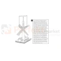 lampa zewnętrzna klasyczna Malmo IP441xE27 czarna montaż 3 Perfekt Market.webp
