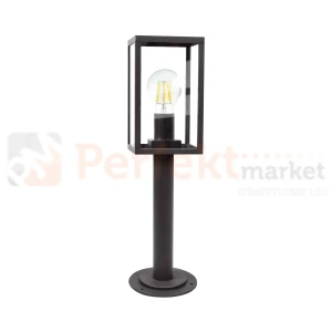 Lampa stojąca Malmo 48cm loftowa zewnętrzna z kloszem szklanym GOLDLux 309198