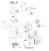 Lampa stojąca zewnętrzna Arne z kloszem czarna GOLDLux 311931  montaż perfektmarket.webp