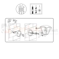 lampa zewnętrzna klasyczna kinkiet IGMA IP44 czarna montaż perfektmarket.webp