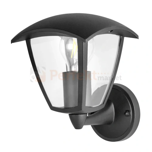 lampa zewnętrzna klasyczna kinkiet IGMA IP44 czarna perfektmarket.webp