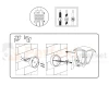 lampa zewnętrzna klasyczna kinkiet IGMA IP44 czarna montaż perfektmarket.webp