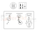 lampa wisząca zewnętrzna klasyczna IGMA IP44 czarna montaż perfektmarket.webp