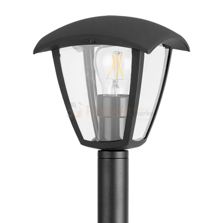 lampa zewnętrzna klasyczna stojąca IGMA 86cm IP44 czarna detail perfektmarket.webp