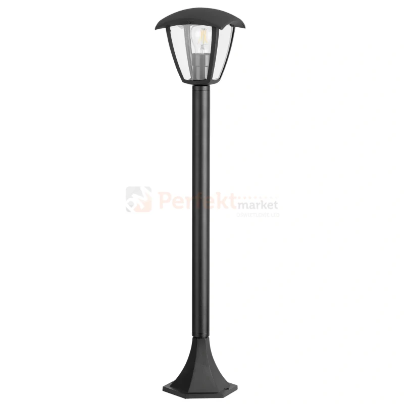 lampa zewnętrzna klasyczna stojąca IGMA IP44 czarna montaż perfektmarket.webp